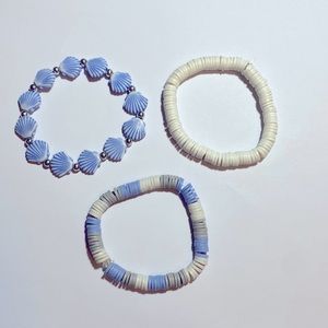 pack of three bracelets-handmade